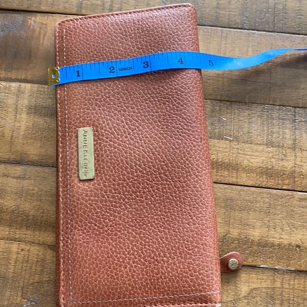 Vintage Leather Anne Klein Clutch Wallet - Picture 10 of 15